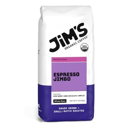 Jim's Organic Coffee Espresso Jimbo (Organic Espresso Blend)