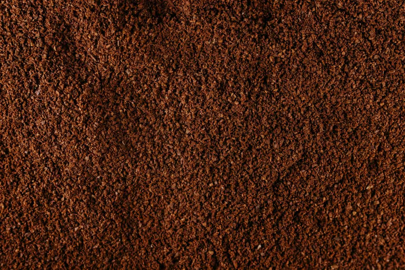 Close-up of finely ground coffee